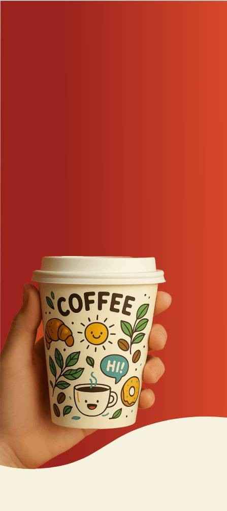 Red gradient background